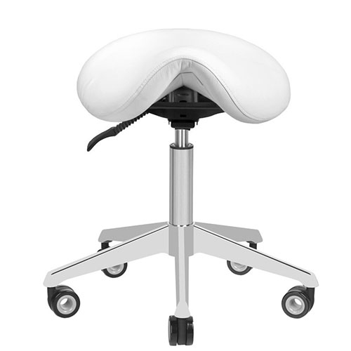 Professional aesthetic stool without back white - 0123399 STOOLS WITHOUT BACK