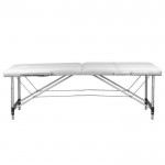 Folding Aluminum Massage Bed 2 Seat White -0126962 MASSAGE AND AESTHETIC BEDS