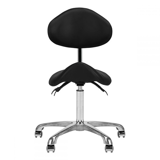 Professional manicure & cosmetics stool black - 0141630 MANICURE CHAIRS - STOOLS