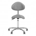 Professional manicure & cosmetic stool gray  - 0141631 MANICURE CHAIRS - STOOLS