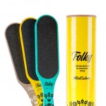 Mia Calnea waterproof set of files yellow tube for pedi grit 80/120 lemon, gray & mint - 6002319 