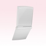 Led makeup pocket mirror white 12x10cm - 6900160 HOLLYWOOD MIRRORS