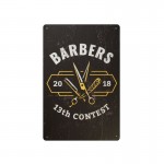 Decorative Board Barber B038 Barbers - 0135643 BARBER DECORATION BOARDS