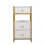 Stainless steel frame cabinet Gold-6990150