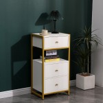 Stainless steel frame cabinet Gold-6990150