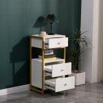 Stainless steel frame cabinet Gold-6990150