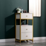 Stainless steel frame cabinet Gold-6990150