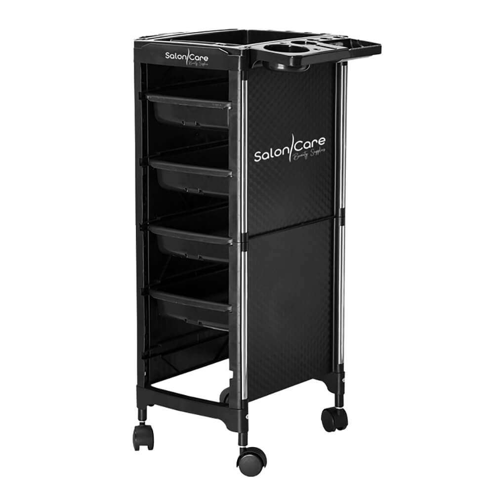 Professional salon assistant on wheels T05 Black - 8740104 SALON HELPERS