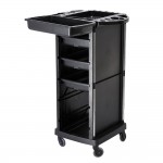 Professional salon assistant on wheels T06 Black - 8740102 SALON HELPERS