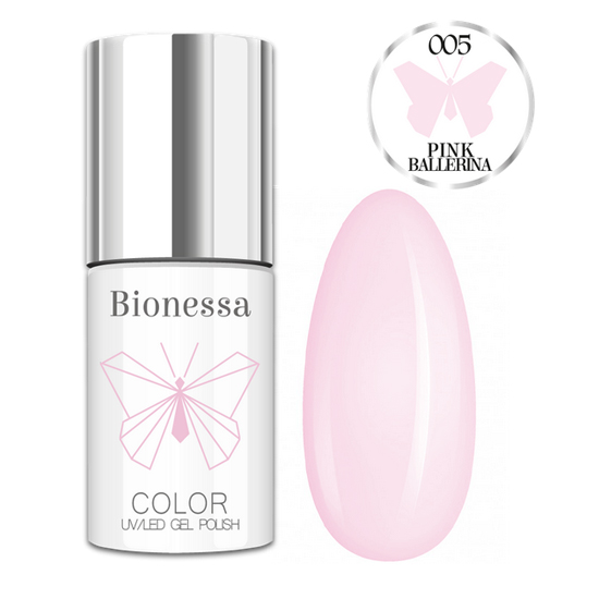 Bionessa semi-permanent varnish pink ballerina 005 6ml - 5200005 BIONESSA