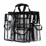 Beauty bag with shoulder strap Clear Black-5866173 MAKE UP - MANICURE - HAIRDRESSING CASES