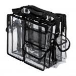 Beauty bag with shoulder strap Clear Black-5866173 MAKE UP - MANICURE - HAIRDRESSING CASES