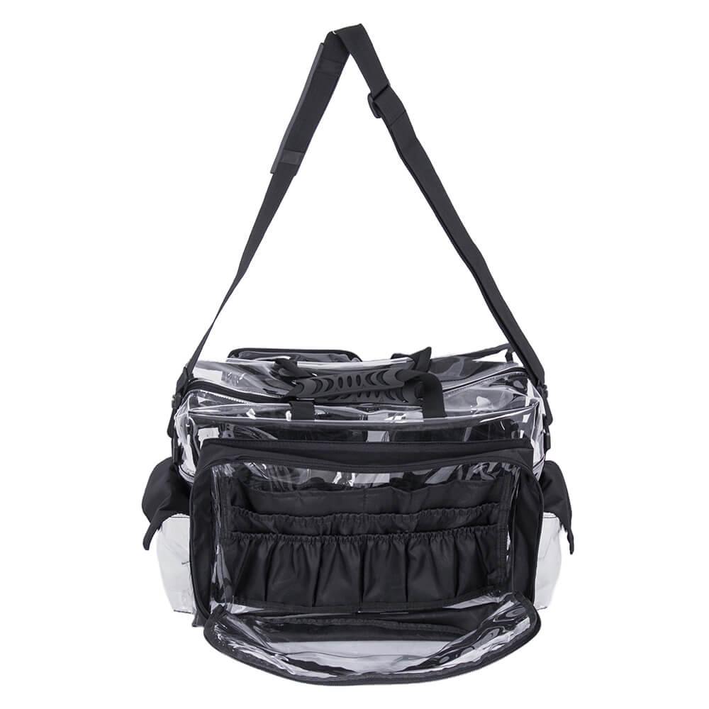 Beauty bag with shoulder strap Clear Black-5866176 КУФАРИ ЗА ГРИМ - МАНИКЮР - ФРИЗЬОРСТВО