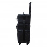 Rolling beauty Suitcase 3 in 1 Black-5866159 MAKE UP - MANICURE - HAIRDRESSING CASES