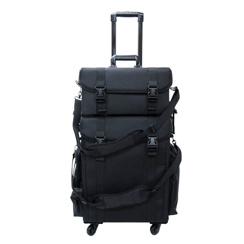 Rolling beauty Suitcase 3 in 1 Black-5866159 MAKE UP - MANICURE - HAIRDRESSING CASES