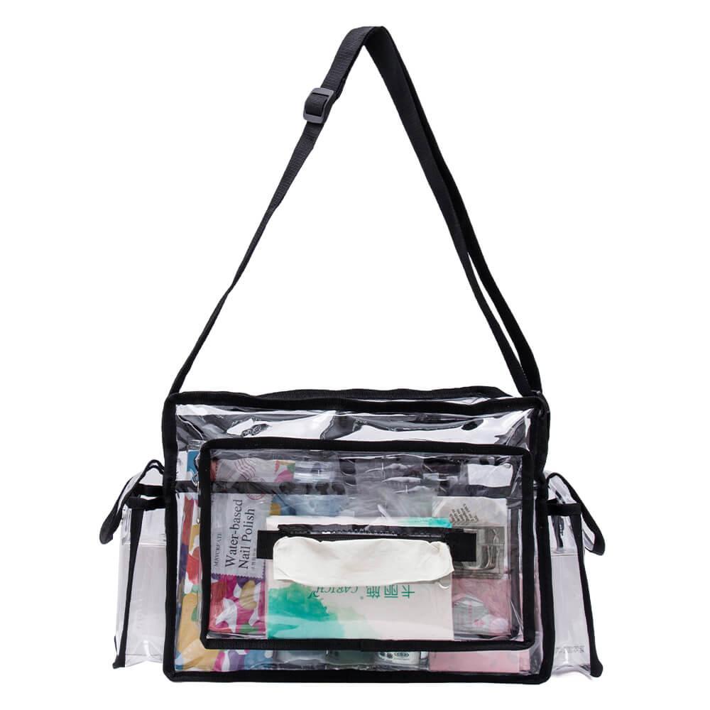 Beauty bag with shoulder strap Clear-5866172 КУФАРИ ЗА ГРИМ - МАНИКЮР - ФРИЗЬОРСТВО