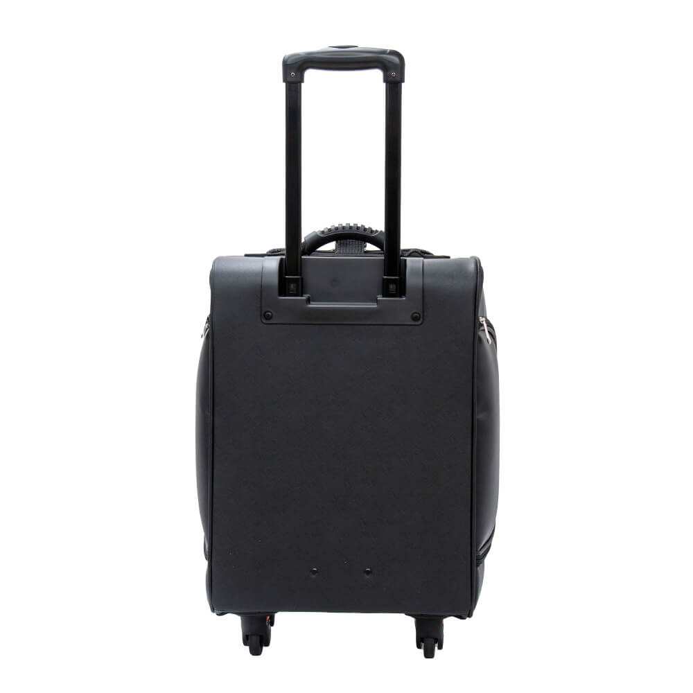 Rolling beauty suitcase Leather Black-5866160 MAKE UP - MANICURE - HAIRDRESSING CASES