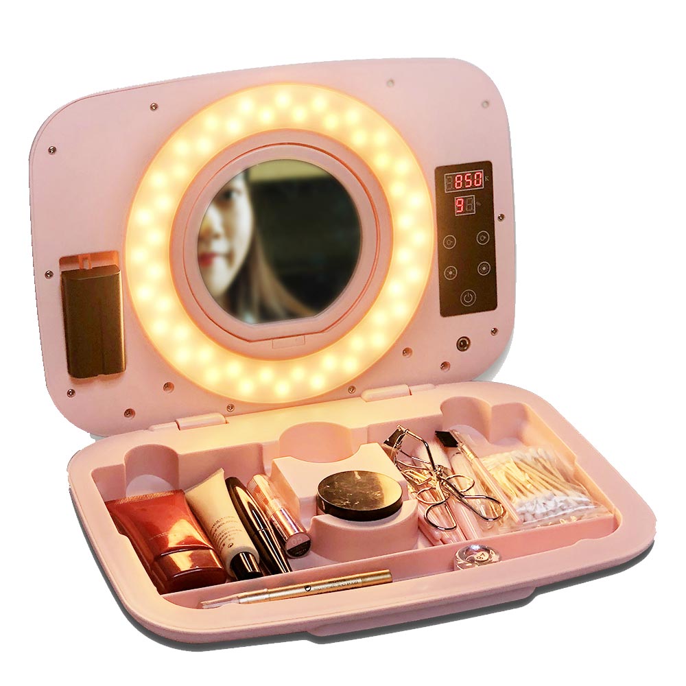 Make up Box Pro Ring Led Light Pink - 6600014 