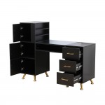 Best Seller work desk Black Gold-6961048 MANICURE TROLLEY CARTS-TABLES