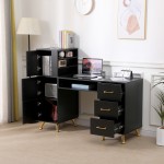 Best Seller work desk Black Gold-6961048 MANICURE TROLLEY CARTS-TABLES