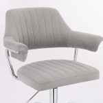 Vanity chair Velvet Grey Color - 5400220