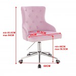 Vanity chair Velvet Lion King Light Purple-5400377