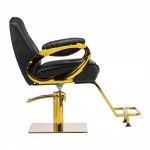 Professional salon chair HS30 black gold - 0141532 LUXURY CHAIRS COLLECTION