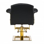 Professional salon chair HS30 black gold - 0141532 LUXURY CHAIRS COLLECTION
