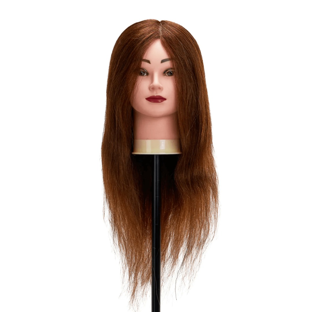 Training head with natural hair-0148401 HELPER EQUIPMENT