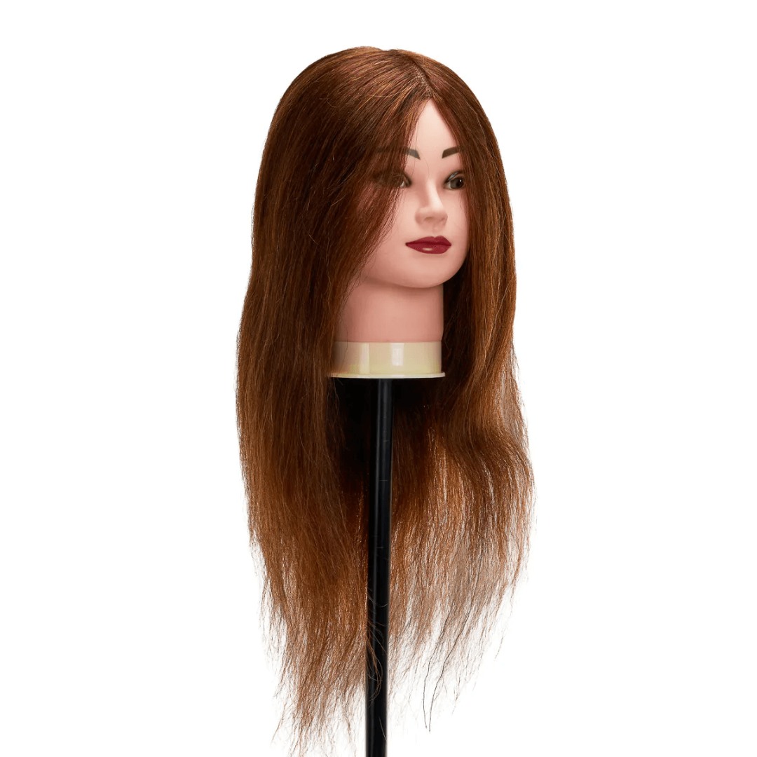 Training head with natural hair-0148401 HELPER EQUIPMENT