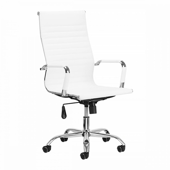 OFFICE CHAIR QS-1864P WHITE - 0141184