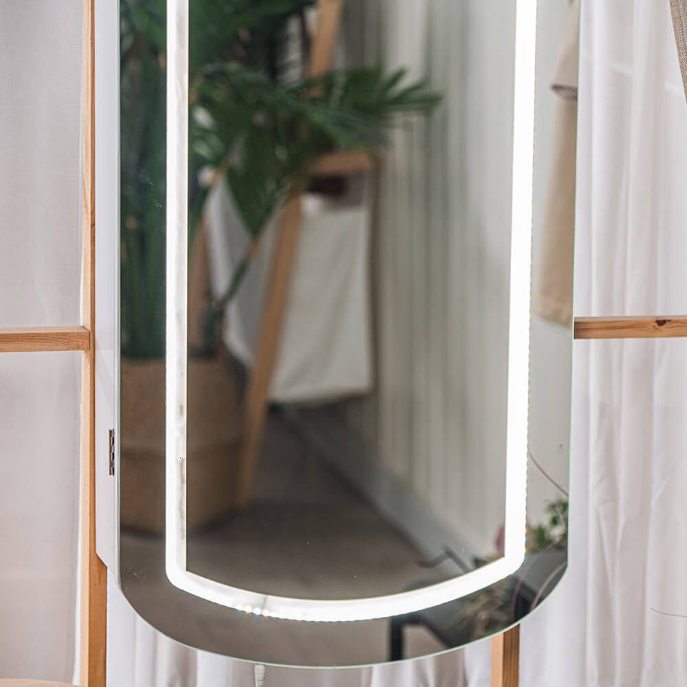 Wall Led Light Jewelry Mirror Cabinet -6900245