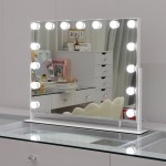 Hollywood Mirror full frame with 3 lighting colors 58x46cm-6900228