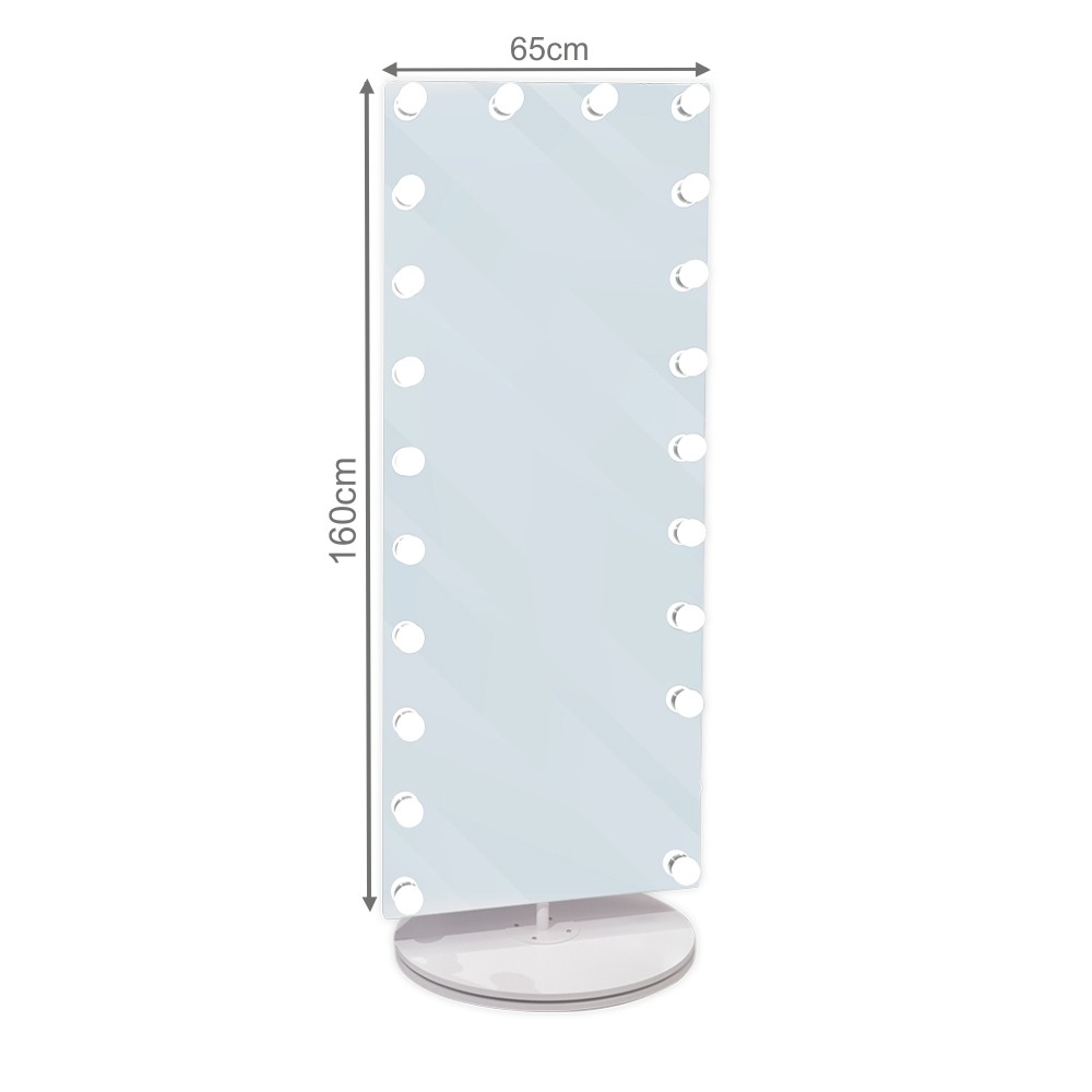 Led Hollywood Mirror PRO Full-Length with rotating base 160x65cm-6900225