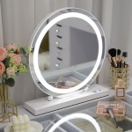 Led Hollywood Mirror with 3 lighting colors White-6900232