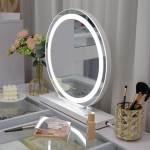 Led Hollywood Mirror with 3 lighting colors White-6900232