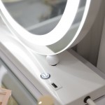 Led Hollywood Mirror with 3 lighting colors White-6900232