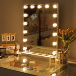 Led Hollywood Mirror 3 color lights 58x46cm-6900230