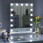 Led Hollywood Mirror 3 color lights 58x46cm-6900230