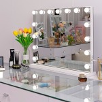 Led Hollywood Mirror 3 color lights Bluetooth 58x46cm-6900231