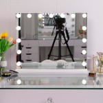 Hollywood Mirror full frame 3 lighting colors Bluetooth 58x46cm-6900229