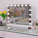 Led Hollywood Mirror 3 color lights Bluetooth 58x46cm-6900231