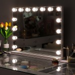 Led Hollywood Mirror 3 color lights Bluetooth 58x46cm-6900231