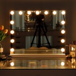 Led Hollywood Mirror 3 color lights Bluetooth 58x46cm-6900231