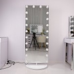 Led Hollywood Mirror PRO Full-Length with rotating base 160x65cm-6900225