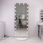  Led Hollywood Mirror PRO цял ръст с въртяща се основа 160x65cm-6900225