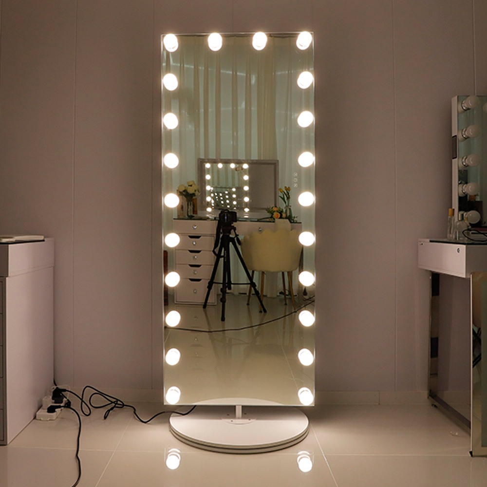  Led Hollywood Mirror PRO цял ръст с въртяща се основа 160x65cm-6900225