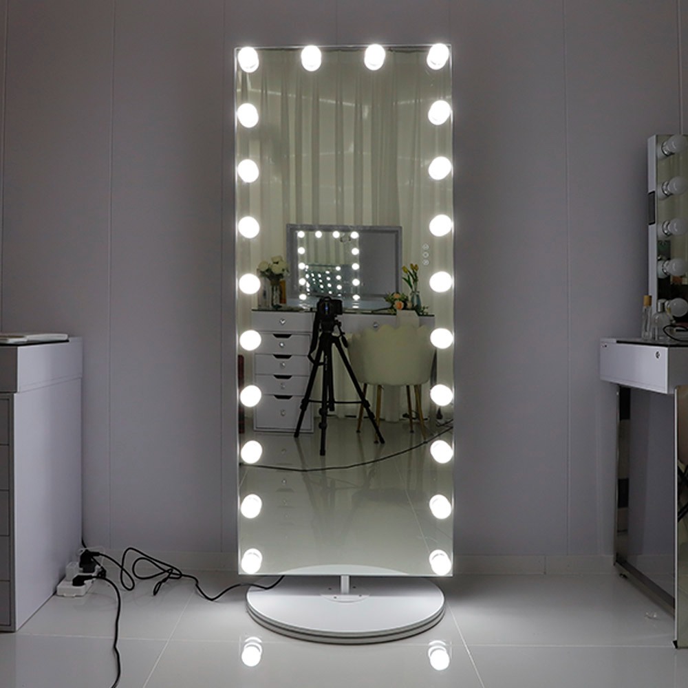  Led Hollywood Mirror PRO цял ръст с въртяща се основа 160x65cm-6900225