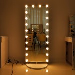  Led Hollywood Mirror PRO цял ръст с въртяща се основа 160x65cm-6900225