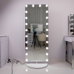  Led Hollywood Mirror PRO цял ръст с въртяща се основа 160x65cm-6900225